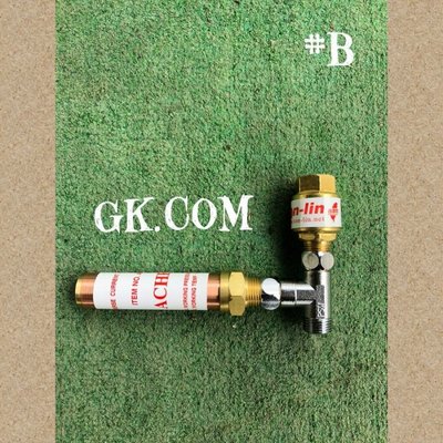 《GK.COM》專業熱水器配件水擊緩衝器#B配件包 (tonlin逆止閥專利活動三通吸收器）促銷特價869