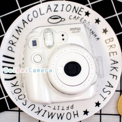 BaiBaiCamera 富士 透明 mini8 mini 8 水晶殼 保護殼 透明殼 另空白底片 保護套 皮套 相機包