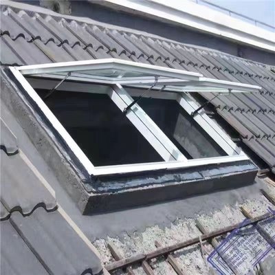 【爆款特賣】可定制鋁合金無縫焊接手動天窗陽光房家用斜屋頂樓頂廠