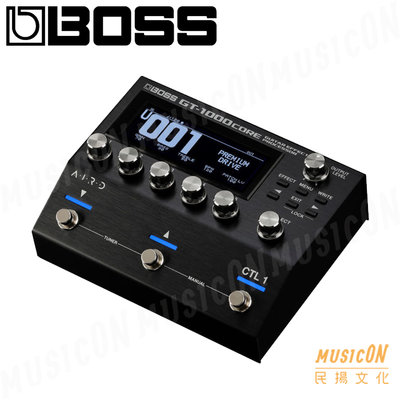 【民揚樂器】BOSS GT1000CORE 電吉他效果器 電貝斯效果器 綜效 GT-1000 Core 附原廠AC變壓器