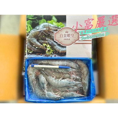 小富嚴選海鮮類蝦子項-白蝦-特大號白蝦-大規格白蝦(超級漂亮的) 特價299