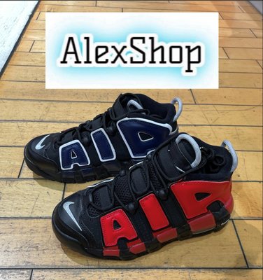 艾力克斯 NIKE AIR MORE UPTEMPO GS 男女大童 DM0017-001 黑紅藍鴛鴦 籃球鞋ㄇ3上7