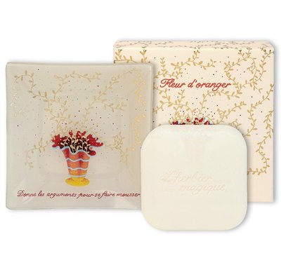 法國Fragonard 花宮娜花園香水皂禮盒 附皂盤 香皂禮盒