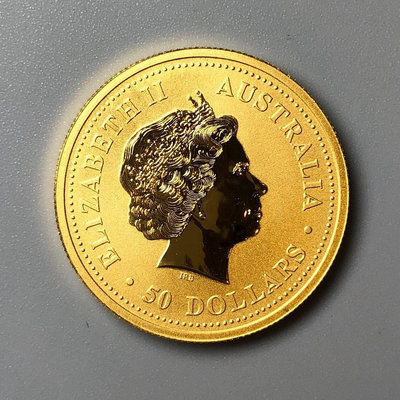 2000年澳大利亞 袋鼠1/2盎司純金幣【誠心購可議價】