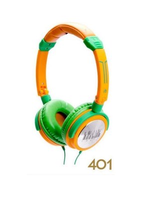 【華揚數位】【現貨】☆全新 iDANCE CRAZY 401 瘋狂系列 耳罩式耳機 摺疊式耳機 繽紛混搭風 橘綠色