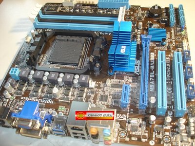 ASUS 華碩 M5A78L-M/USB3 AM3+腳位 內建顯示 AMD 760G 晶片組 4組DDR3 6組SATA