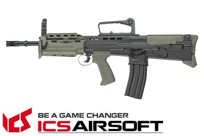 【翔準軍品AOG】ICS L85 A2卡賓步槍(雙色) 突擊步槍 電動槍 全金屬 長槍 生存遊戲 ICS-87