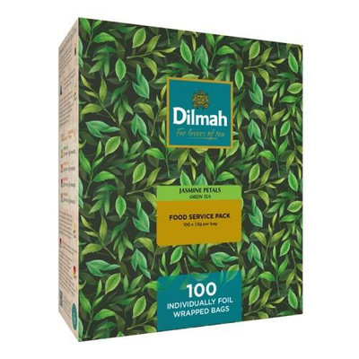 【即享萌茶坊】Dilmah帝瑪茉莉綠茶100入單包鋁箔袋裝茶包/盒*特價促銷*