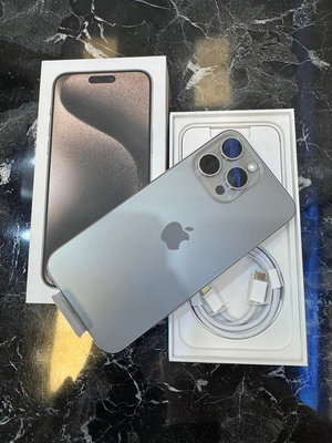 拆封新品🍎 Apple iPhone 15 Pro Max 256G原色🍎🔥台灣公司貨🔥