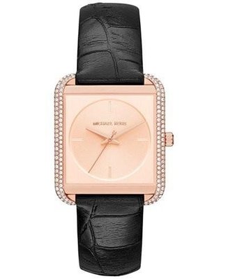 雅格時尚精品代購Michael Kors腕錶 MK手錶 MK2611玫瑰金邊框 水鑽錶盤流行手錶 腕錶 美國代購
