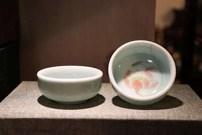 早期 龍泉青瓷 手繪 青瓷杯 品茗杯 茶杯 茶壺 茶具