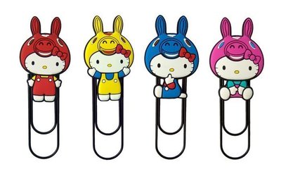 【Meng小舖】三麗鷗 Hello Kitty x Rody軟膠磁鐵迴紋針(單售紅/黃/藍)