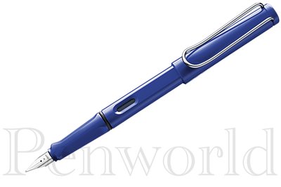 【Penworld】德國製 LAMY拉米 SAFARI狩獵者系列14藍色鋼筆 EF/F/M