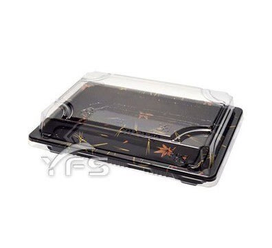 SA02壽司盒(楓葉) (外帶餐盒/水果盒/手捲盒/烏魚子/小菜/生魚片/塑膠餐盒)