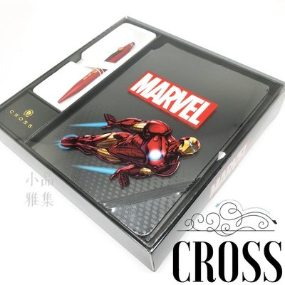 (特價中) =小品雅集=CROSS 高仕 Tech2 Marvel系列 觸控原子筆+筆記本禮盒（鋼鐵人）
