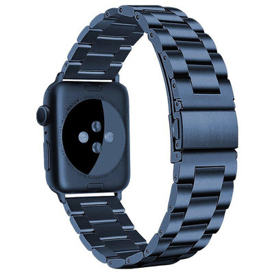 【熱賣下殺價】apple watch 6/SE/5/4/3/2/1代手表不銹鋼表帶iwatch6 38/40/42/44