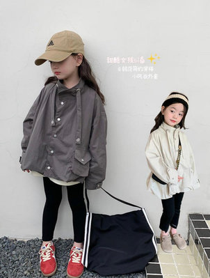 ［預購］韓版兒童簡約風衣外套（2色）