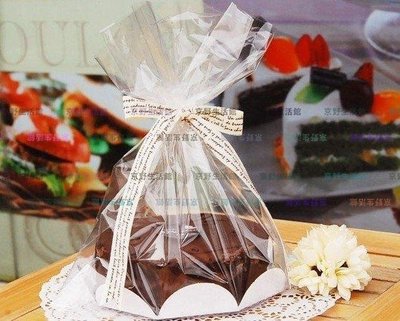 （京野生活館）烘焙包裝 戚風蛋糕包裝袋 6寸 8寸蛋糕簡易蛋糕盒 袋子+底托 10組
