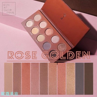 妮蔻美妝【現貨】ZOEVA - Rose Golden 玫瑰金 十色眼影盤 Eyeshadow Palette