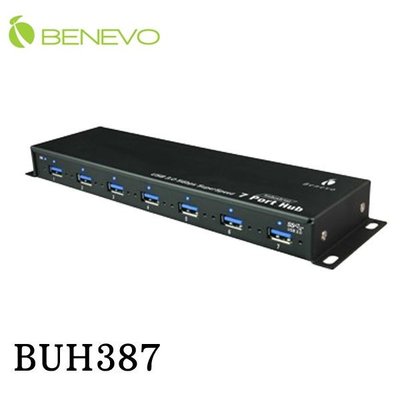【MR3C】現貨! 含稅 附2.5A變壓器 BENEVO BUH387/UltraUSB 工業級 7埠USB3.0集線器