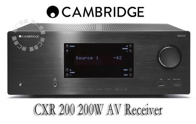 台中 『崇仁視聽音響』 Cambridge Audio CXR200│CXR 200 (200W 環繞擴大機)