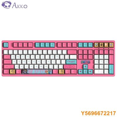 布袋小子【】AKKO 3108航海王喬巴 機械鍵盤 有線鍵盤 遊戲鍵盤 電競鍵盤 全尺寸 108鍵 動漫IP聯名 AKK