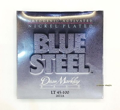 立昇樂器 Dean Markley Blue Steel 2672A 四弦 低溫冷凍 貝斯弦 鍍鎳弦 45-100