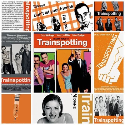 免運-猜火車 Trainspotting1 2 歐美經典電影壁紙墻貼海報裝飾畫 照片-Autismss寶藏屋
