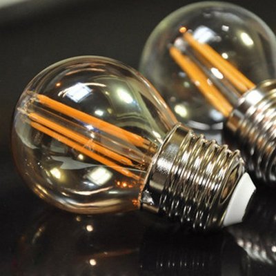 【威森家居】G45 LED E27 愛迪生燈泡 節能省電吸頂燈吊燈110v復古仿鎢絲懷舊照明特價環保光源 L171062