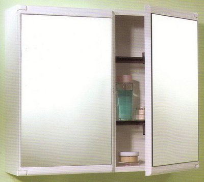 《日成》化妝鏡箱/醫藥箱(無防霧)可並列 HM-412