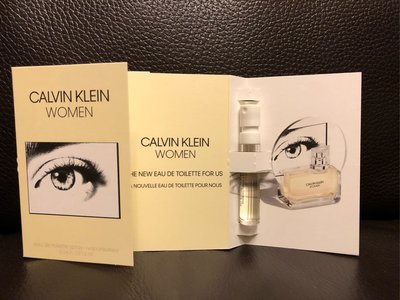 ☆~咖啡香~☆ (科蒂公司貨) CALVIN KLEIN WOMEN 2018 CK 女性淡香水 針管 / 試管 1.2ml