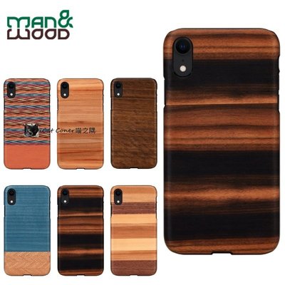 Man&Wood iPhone XR (6.1吋) 經典原木 造型保護殼 喵之隅