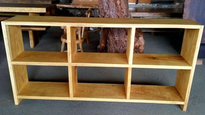 【原味手工家具】非洲黃芸香木書櫃-台南 原木 家具