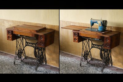 挖你老物《 古董正庄霸王號裁縫機  》縫紉機 舊貨 vintage 老件 早期 二手 古物