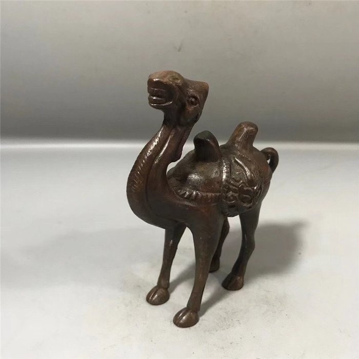復古銅藝駱駝擺件出實心銅茶道銅茶寵駱駝香插小擺銅手把古玩銅器 | Yahoo奇摩拍賣