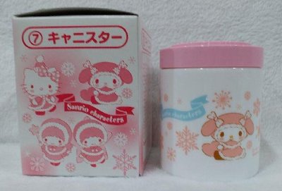 日本冬季hello kitty一番賞抽抽樂陶瓷罐