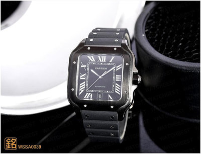大銘腕錶 全新現貨 CARTIER 卡地亞 WSSA0039 Santos系列 超大型款 CR104310
