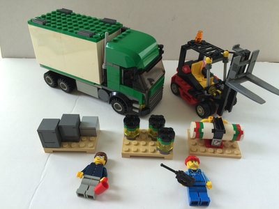 LEGO 樂高 絕版 7733 Truck &amp; Forklift 貨車和堆高機