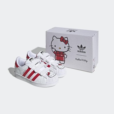 中童 童鞋 Adidas Kids HELLO KITTY X SUPERSTAR 經典鞋 GV8865