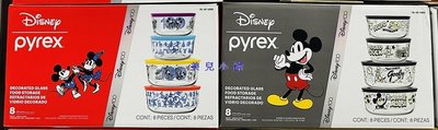 美兒小舖COSTCO好市多線上代購～Pyrex Disney 玻璃保鮮盒-含蓋(8件組)
