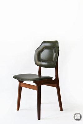 【BRASS PARK 銅公園】北歐挪威復古單人椅 古董/二手/老件/柚木/餐椅/工作椅/休閒椅/玄關椅