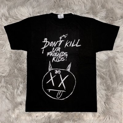 亞軒潮店 現貨潮款Revenge bad XXX "Don't Kill" Tee 嘻哈涂鴉手繪 短袖T恤 滿千免運