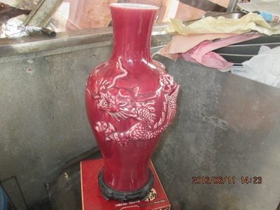 早期 中華陶瓷藝術花瓶(非賣品!!!請勿下標，謝謝)