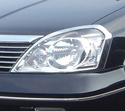 IDFR ODE 汽車精品 NISSAN X TRAIL 03-06 鍍鉻大燈框+側燈框(包含LED黃光燈)+後保桿燈框