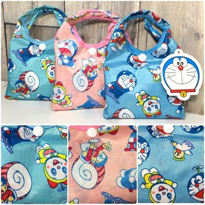 CO❤️JPY??現貨 正版 哆啦A夢 Doraemon小叮噹 防水提袋 可摺疊購物袋 簡易收納子母袋 尼龍 環保袋