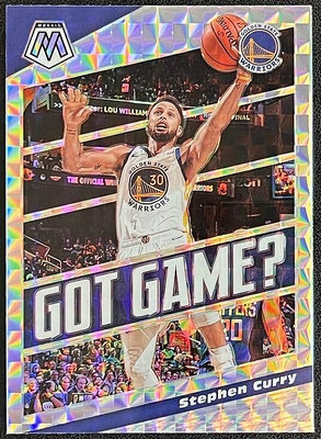 NBA 球員卡 Stephen Curry 2019-20 Mosaic Got Game? Mosaic 亮面