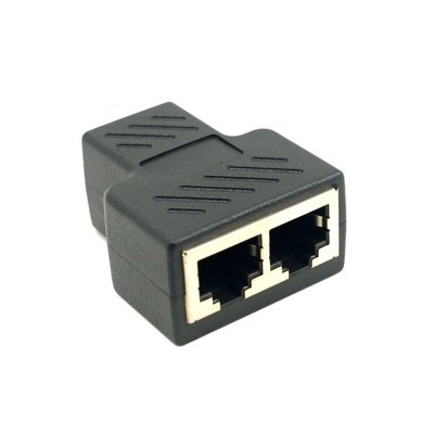 UT-004 CAT6網路頭 RJ45網路接頭 網路三通頭 網路延長 一分二轉接頭 網路分接器