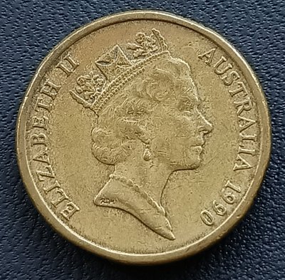 澳大利亞  1990年  伊莉沙白ニ世   2元    銅幣    2223
