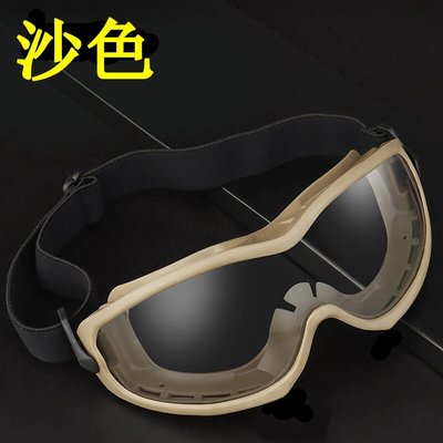 台南 武星級 G01 翅目 雙用 護目鏡 沙 ( 射擊打靶運動眼鏡抗彈眼鏡自行車重機太陽眼鏡墨鏡防風鏡防護罩警用