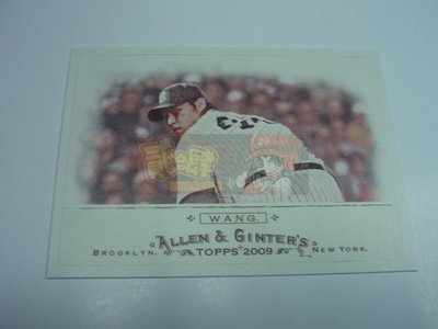 貳拾肆棒球-2009 Topps 美國職棒大聯盟紐約洋基MLB王建民球卡